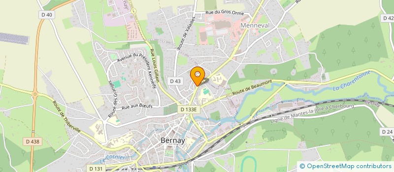 localisation de l'entreprise BNC PUBLICATIONS à BERNAY