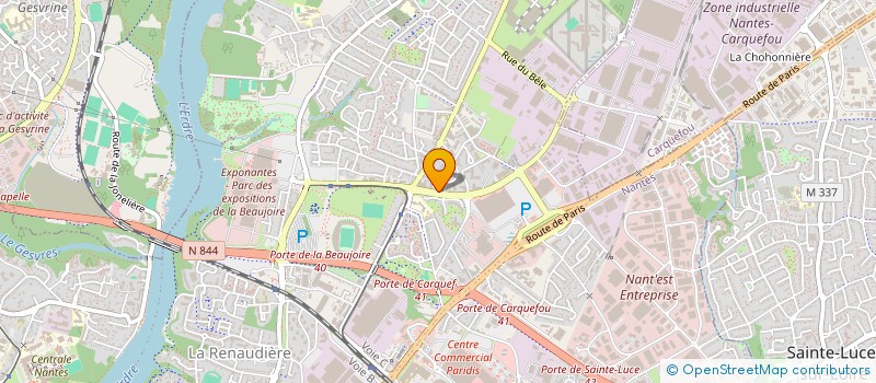 localisation de l'entreprise BNCCP à NANTES