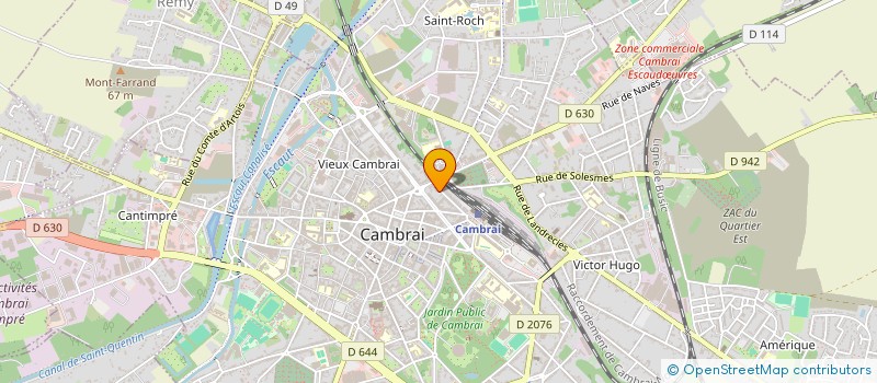 localisation de l'entreprise BNCE DISTRIBUTION  CAMBRAI