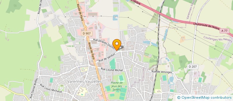 localisation de l'entreprise BNCM  VARENNES-VAUZELLES