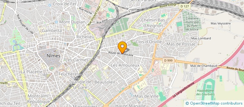 localisation de l'entreprise BND  NIMES