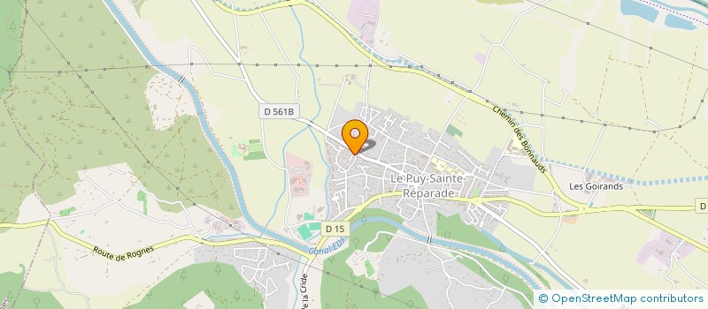 localisation de l'entreprise BND  LE PUY-SAINTE-REPARADE