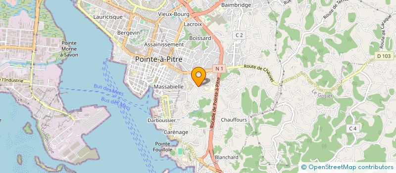 localisation de l'entreprise BND ELEC à LES ABYMES