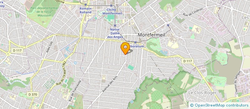 localisation de l'entreprise BND TRANSPORTS  MONTFERMEIL
