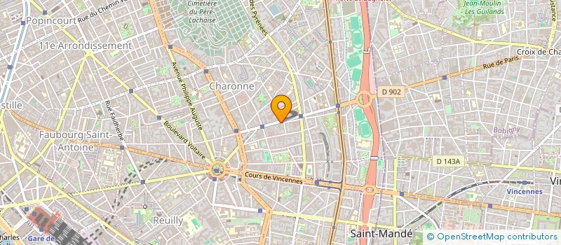 localisation de l'entreprise BNDA-PARIS à PARIS