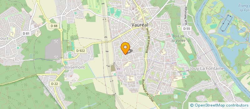 localisation de l'entreprise BNDS  VAUREAL