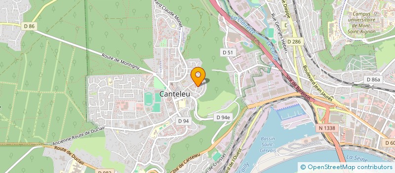 localisation de l'entreprise BNDT INVEST  CANTELEU