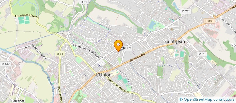 localisation de l'entreprise BNEVENT à L'UNION