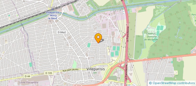 localisation de l'entreprise BNF  VILLEPARISIS