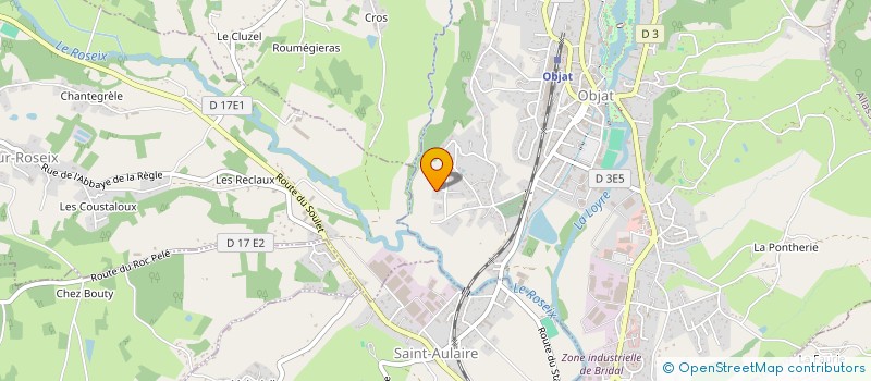 localisation de l'entreprise BNF IMMO  OBJAT