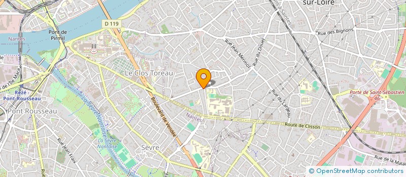 localisation de l'entreprise BNF IMMO  SAINT-SEBASTIEN-SUR-LOIRE