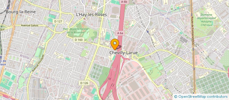 localisation de l'entreprise BNG  CHEVILLY-LARUE