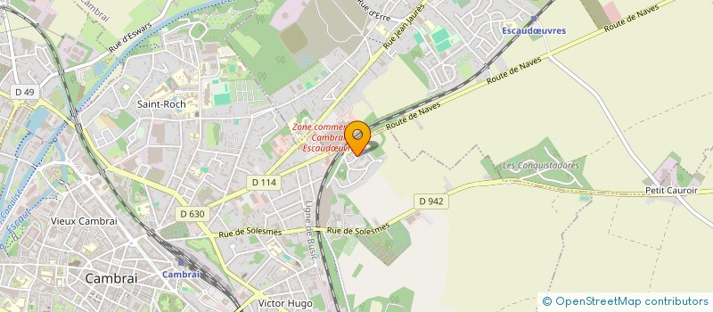 localisation de l'entreprise BNG PARTNERS à CAMBRAI