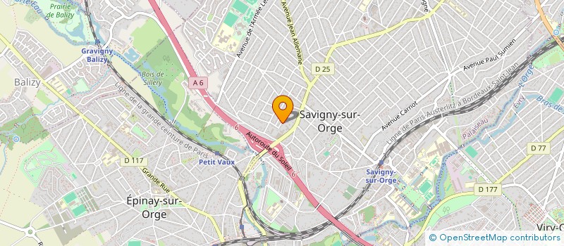 localisation de l'entreprise BNG SERVICES à SAVIGNY-SUR-ORGE