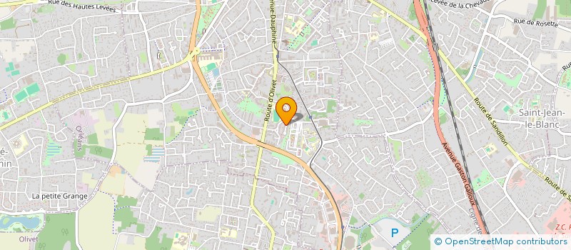 localisation de l'entreprise BNG TRANSPORT à ORLEANS