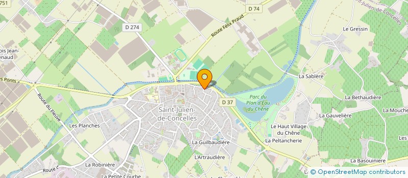 localisation de l'entreprise BNH à SAINT-JULIEN-DE-CONCELLES