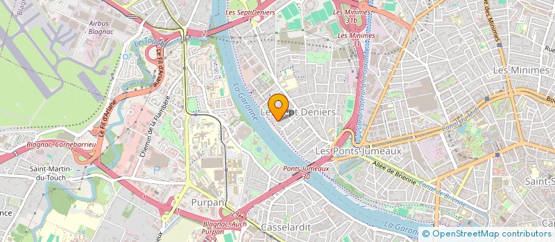 localisation de l'entreprise BNH à TOULOUSE