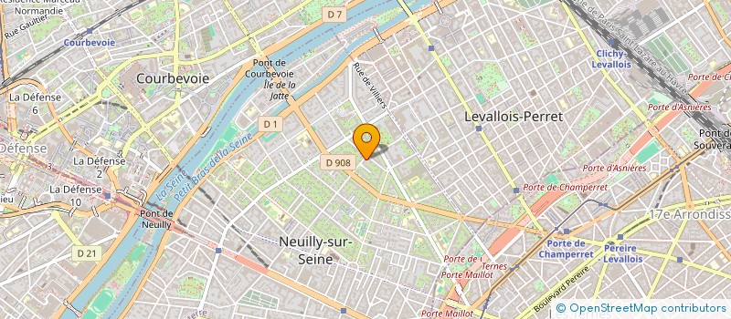 localisation de l'entreprise BNHM PRIME  NEUILLY-SUR-SEINE