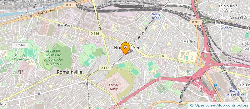 localisation de l'entreprise BNI MULTISERVICES à NOISY-LE-SEC