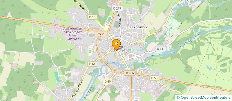 localisation de l'entreprise BNJ  BAUGE-EN-ANJOU