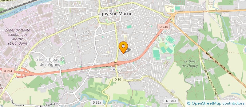 localisation de l'entreprise BNJ  LAGNY-SUR-MARNE