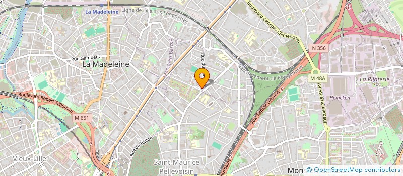 localisation de l'entreprise BNJ ACADEMY  LILLE