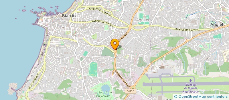 localisation de l'entreprise BNJ COURTAGE TRAVAUX à BIARRITZ