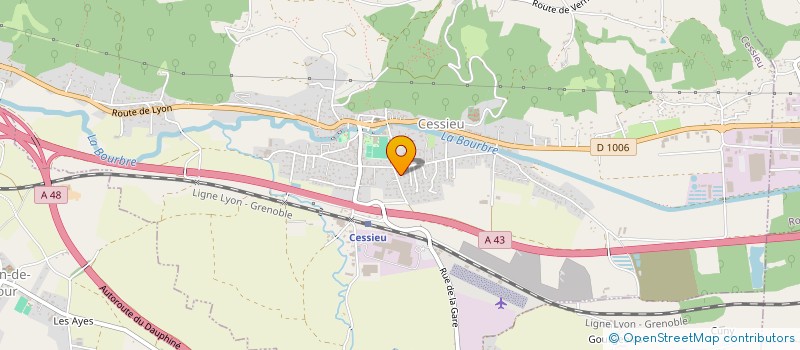 localisation de l'entreprise BNJ IMMO  CESSIEU