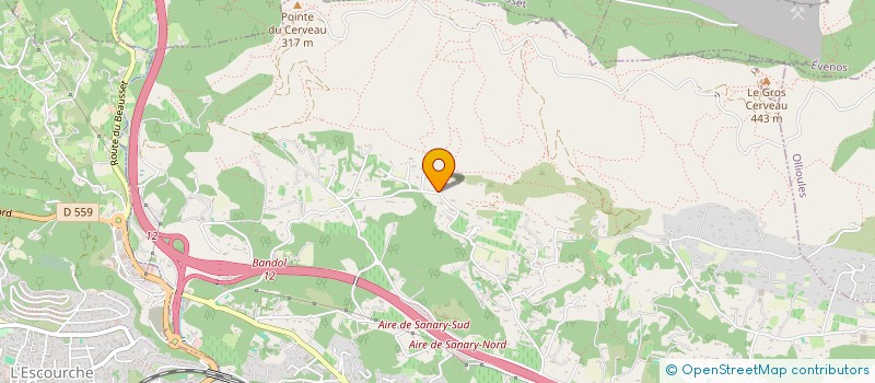 localisation de l'entreprise BNJ PROPERTY  SANARY-SUR-MER