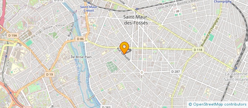 localisation de l'entreprise BNJ TEAM MAKER  SAINT-MAUR-DES-FOSSES