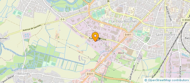 localisation de l'entreprise BNJC  NIORT