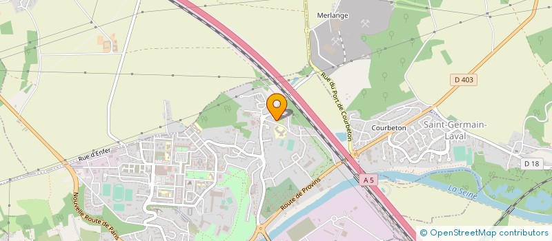 localisation de l'entreprise BNJM BATI à MONTEREAU-FAULT-YONNE