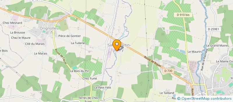 localisation de l'entreprise BNK CONSTRUCTIONS  SAINT-MARTIN-D'ARY