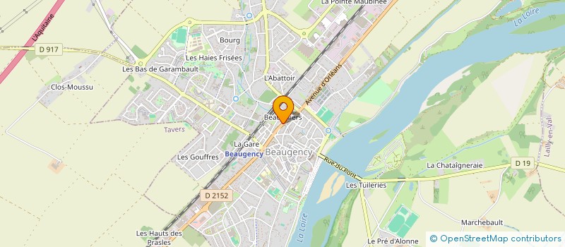 localisation de l'entreprise BNK DISTRIBUTION  BEAUGENCY