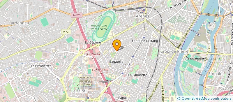 localisation de l'entreprise BNK PLATRERIE  TOULOUSE