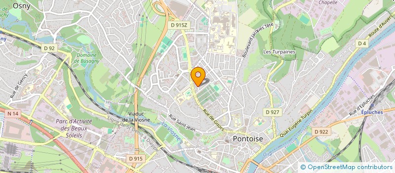 localisation de l'entreprise BNK TP à PONTOISE