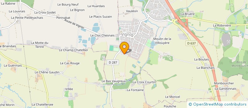 localisation de l'entreprise BNKL  VIGNOC