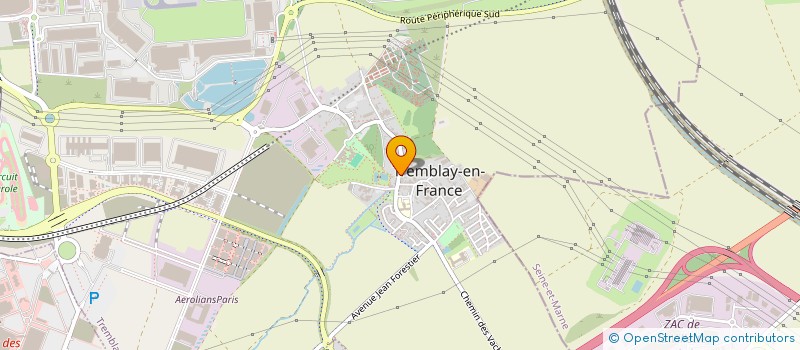 localisation de l'entreprise BNL à TREMBLAY-EN-FRANCE