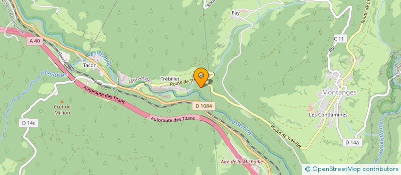 localisation de l'entreprise BNL EUROLENS à MONTANGES