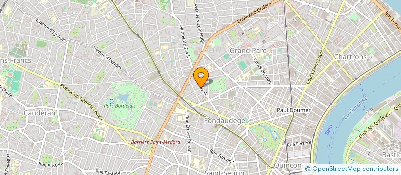 localisation de l'entreprise BNL PREST-AGRI à BORDEAUX