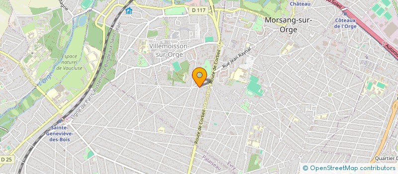 localisation de l'entreprise BNL SERVICES à VILLEMOISSON-SUR-ORGE