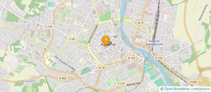 localisation de l'entreprise BNLA à AUXERRE