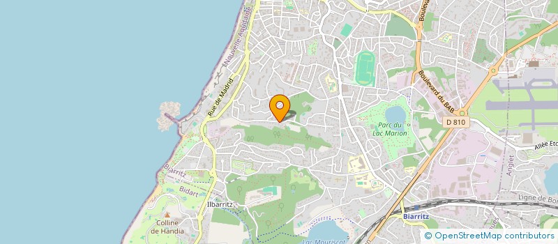 localisation de l'entreprise BNLH à BIARRITZ