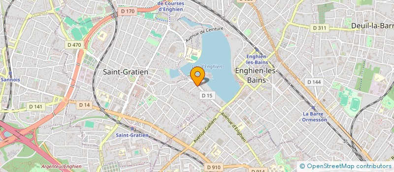 localisation de l'entreprise BNM à ENGHIEN-LES-BAINS