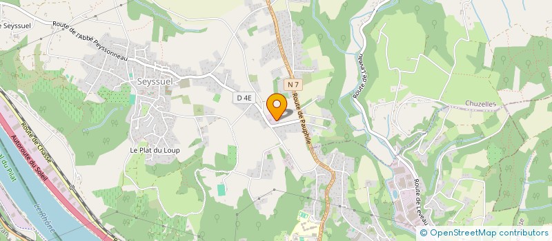 localisation de l'entreprise BNM  SEYSSUEL