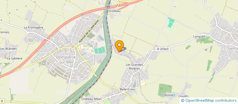 localisation de l'entreprise BNM  SAINTE-SOULLE