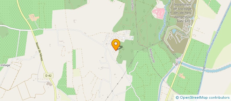 localisation de l'entreprise BNM INVEST  ST GILLES