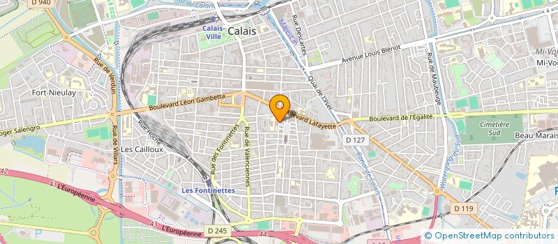 localisation de l'entreprise BNMRZK  CALAIS