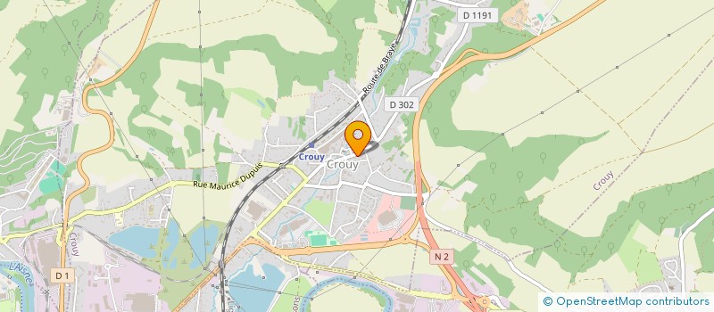 localisation de l'entreprise BNO CONSEIL à SOISSONS