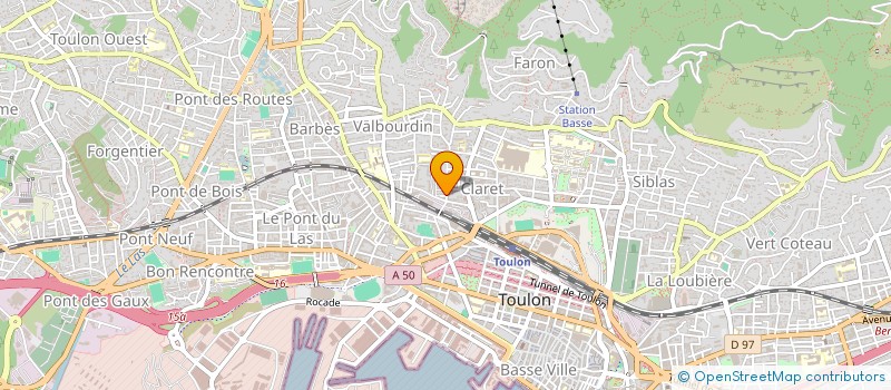 localisation de l'entreprise BNP IMMOBILIER à TOULON